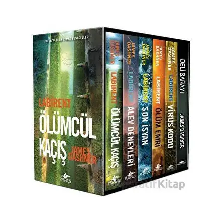 Labirent Serisi Kutulu Özel Set (6 Kitap) - James Dashner - Pegasus Yayınları