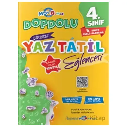 4. Sınıf Şifreli Yaz Tatili Eğlencesi - Mavi Boncuk Akademi
