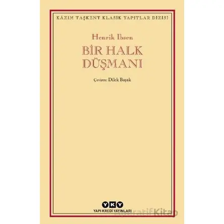 Bir Halk Düşmanı - Henrik Ibsen - Yapı Kredi Yayınları