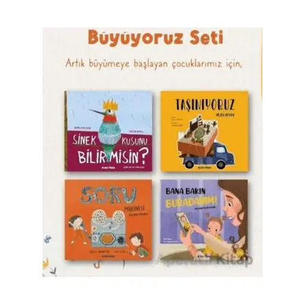 Büyüyoruz Seti (4 Kitap) - Kolektif - Multibem Yayınları