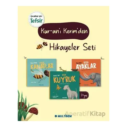 Kur-anı Kerimden Hikayeler Seti (3 Kitap) - Nurcan Yıldırım - Multibem Yayınları