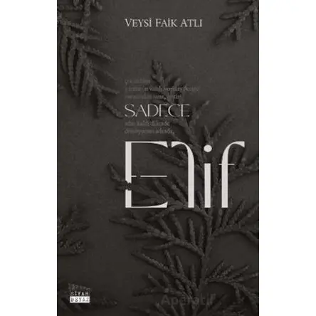 Sadece Elif - Veysi Faik Atlı - Siyah Beyaz Yayınları