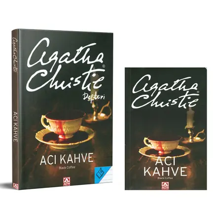 Acı Kahve Agatha Christie (Özel Boy Roman ve Defter) Altın Kitaplar