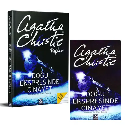 Doğu Ekspresinde Cinayet Agatha Christie (Özel Boy Roman ve Defter) Altın Kitaplar