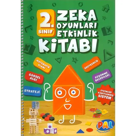 2.Sınıf Zeka Oyunları Etkinlik Kitabı - Pal Play