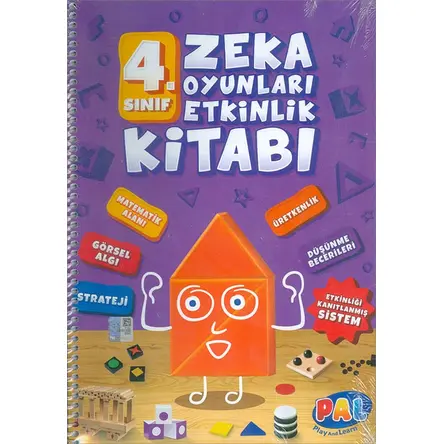 4.Sınıf Zeka Oyunları Etkinlik Kitabı - Pal Play