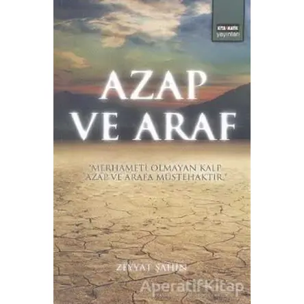 Azap ve Araf - Zeyyat Şahin - Kitapmatik Yayınları
