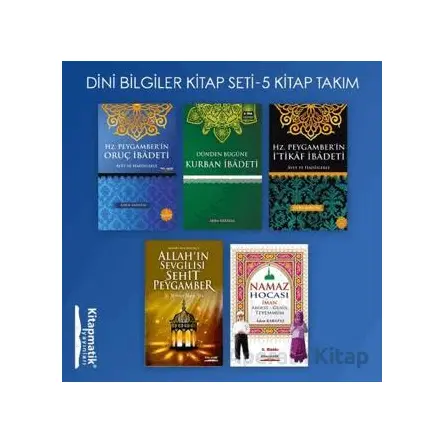 Dini Bilgiler Kitap Seti - 5 Kitap Takım - Adem Karataş - Kitapmatik Yayınları