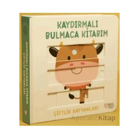 Kaydırmalı Bulmaca Kitabım - Çiftlik Hayvanlar - Kolektif - Masalperest
