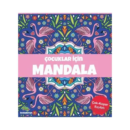 Çocuklar İçin Mandala-Lacivert - Emre Aslan - Bookalemun Yayınevi