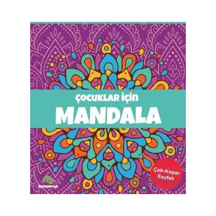 Çocuklar İçin Mandala-Mor - Emre Aslan - Bookalemun Yayınevi