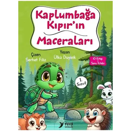 Kaplumbağa Kıpır’ın Maceraları (10 Kitap) - Ülkü Duysak - Yuva Yayınları