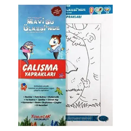 Mavi Su Ülkesinde Çalışma Yaprakları - Tuba Bozcan - Yumurcak Yayınları