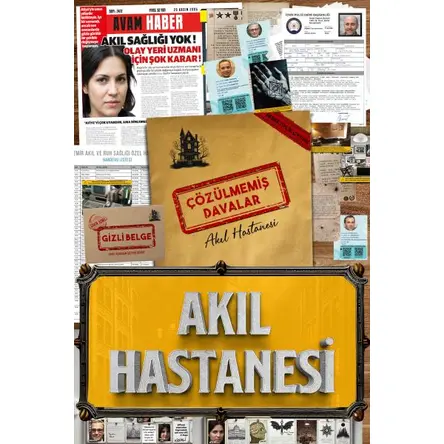 Akıl Hastanesi Dedektif Oyunu - Molfy Kutu Oyunları