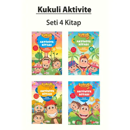 Kukuli Aktivite Kitabı (4 Kitap) Paket Kitap Kampanyası