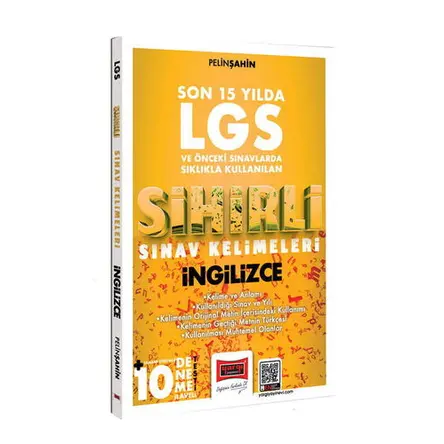 Yargı Yayınları 8.Sınıf LGS Son 15 Yılda Sıklıkla Kullanılan Sihirli Sınav Kelimeleri (İngilizce)
