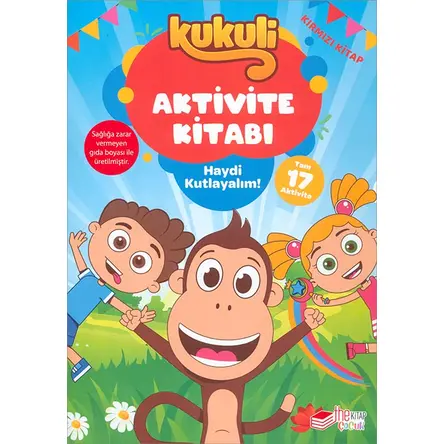 Kukuli Aktivite Kitabı - Kırmızı Kitap - The Kitap Çocuk