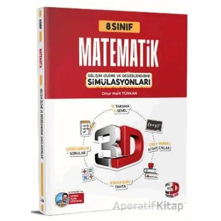 8.Sınıf Matematik Gelişim İzleme ve Değerlendirme Simülasyonları 3D Yayınları