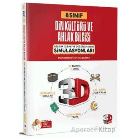 8.Sınıf Simülasyon Din Kültürü ve Ahlak Bilgisi 3D Yayınları