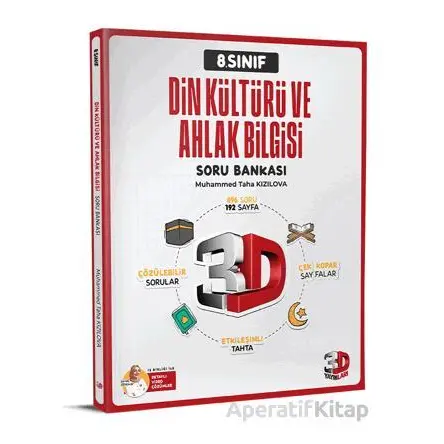 3D Yayınları 8. Sınıf Din Kültürü ve Ahlak Bilgisi Soru Bankası