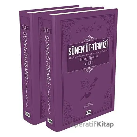 Sünenüt - Tirmizi (2 Cilt) - Mehmet Türk - Kitap Dünyası Yayınları