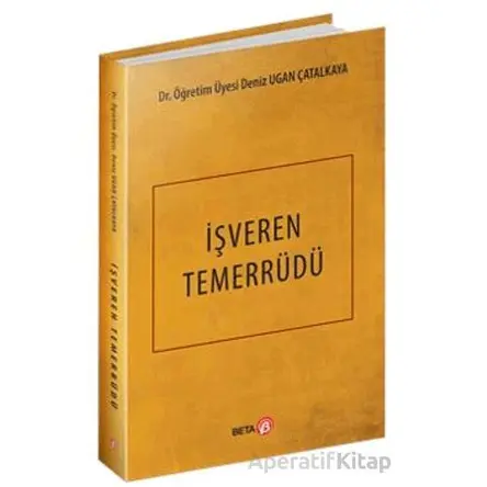 İşveren Temerrüdü - Deniz Ugan Çatalkaya - Beta Yayınevi
