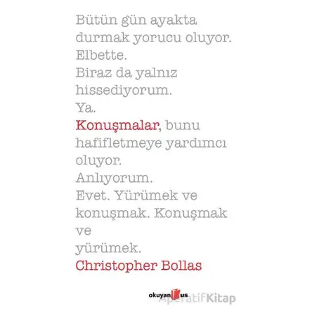 Konuşmalar - Christopher Bollas - Okuyan Us Yayınları