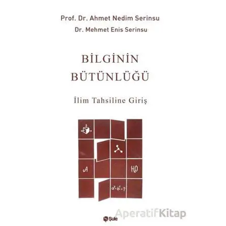 Bilginin Bütünlüğü İlim Tahsiline Giriş - Mehmet Enis Serinsu - Şule Yayınları