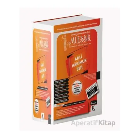 Müessir Adli Hakimlik Çıkmış Soru Bankası - Soysal Aygün - Kuram Kitap
