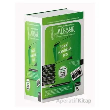 Müessir İdari Hakimlik Çıkmış Soru Bankası - Soysal Aygün - Kuram Kitap