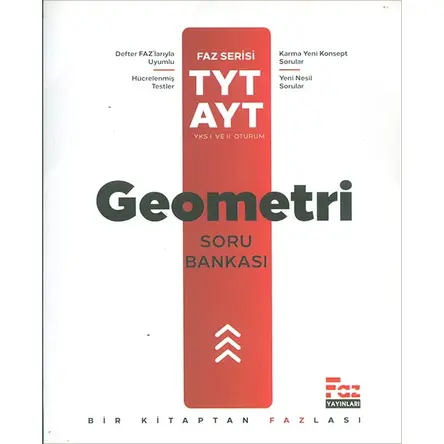 TYT AYT Geoemtri Soru Bankası (Kampanyalı) Faz Yayınları