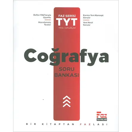 TYT Coğrafya Soru Bankası (Kampanyalı) Faz Yayınları