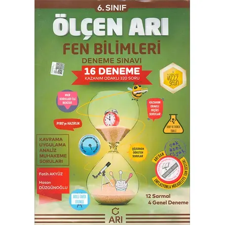 6.Sınıf Fen Bilimleri Deneme Sınavı (Kampanyalı) Arı Yayıncılık