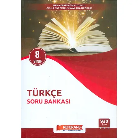 8.Sınıf Türkçe Soru Bankası (Kampanyalı) Referans Yayınları