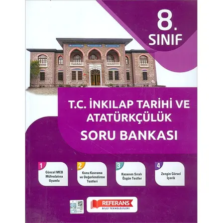 8.Sınıf İnkilap Tarihi Soru Bankası (Kampanyalı) Referans Yayınları