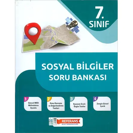 7.Sınıf Sosyal Bilgiler Soru Bankası (Kampanyalı) Referans Yayınları