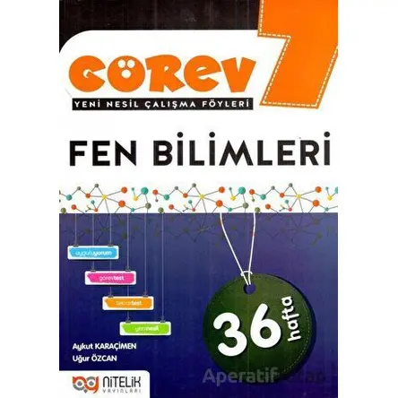 7.Sınıf Fen Bilimleri Çalışma Föyleri (Kampanyalı) Nitelik Yayınları