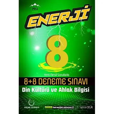 8 Sınıf Din Kültürü ve Ahlak Bilgisi Deneme Sınavı (Kampanyalı) Palme Yayınevi