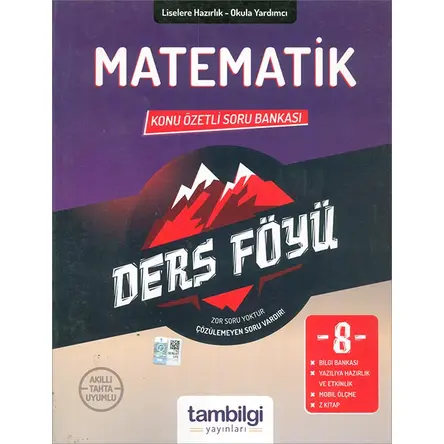 8.Sınıf Matematik Konu Özetli Soru Bankası (Kampanyalı) Tambilgi Yayınları