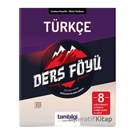 8.Sınıf Türkçe Konu Özetli Soru Bankası (Kampanyalı) Tambilgi Yayınları