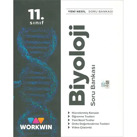 11.Sınıf Biyoloji Soru Bankası (Kampanyalı) Workwin Yayınları