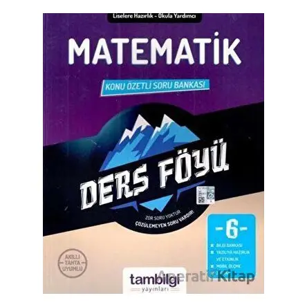 6.Sınıf Matematik Konu Özetli Soru Bankası (Kampanyalı) Tambilgi Yayınları