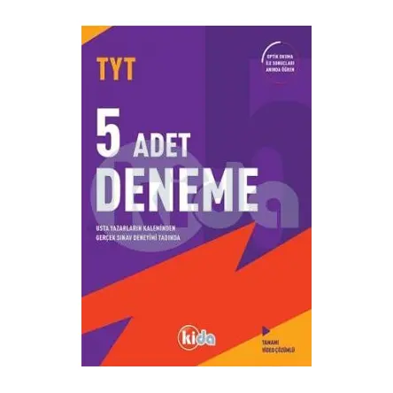 Kida TYT 5 Adet Deneme - Kida Yayıncılık
