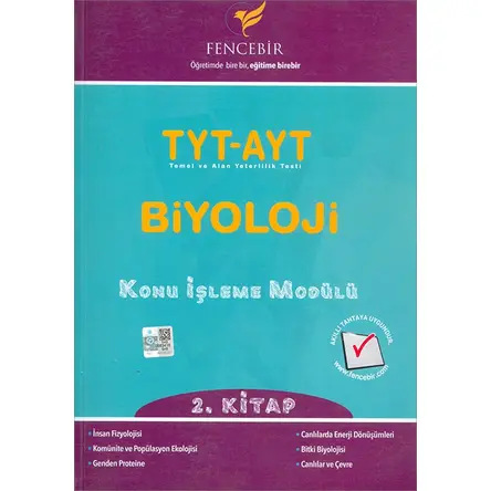 TYT AYT Biyoloji 2.Kitap (Kampanyalı) Fencebir