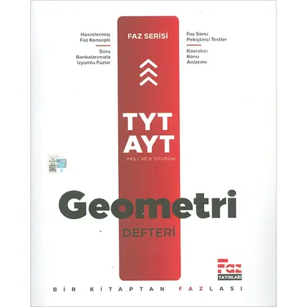 TYT AYT Geometri Defteri (Kampanyalı) Faz Yayınları