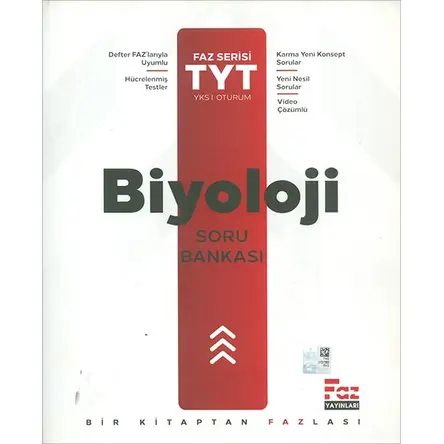 TYT Biyoloji Soru Bankası (Kampanyalı) Faz Yayınları