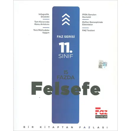 11.Sınıf 15 Fazda Felsefe (Kampanyalı) Faz Yayınları