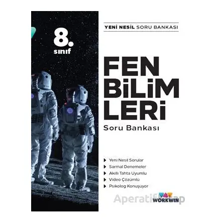 8.Sınıf Fen Bilimleri Soru Bankası (Kampanyalı) Workwin Yayınları