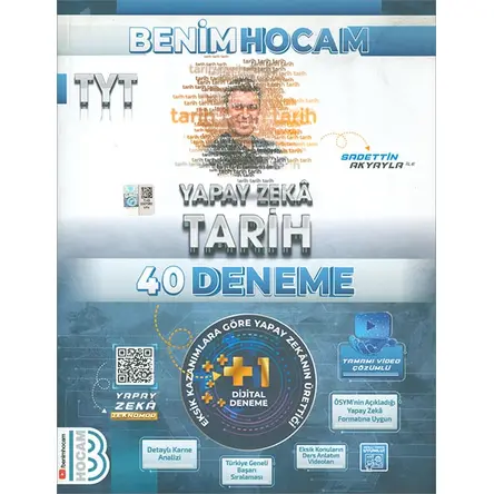 TYT Tarih 40 Deneme (Kampanyalı) Benim Hocam