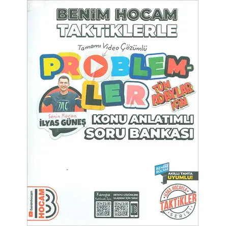 Tüm Adaylar İçin Taktiklerle Problemler Konu Anlatımlı Soru Bankası (Kampanyalı) Benim Hocam